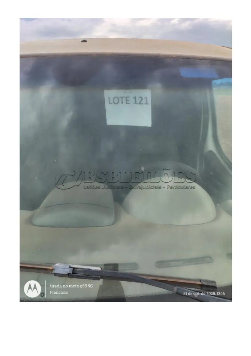 LOTE 121 - 01 VEÍCULO AUTOMOTOR MARCA FIAT, MODELO DOBLÔ-CARGO 1.8 FLEX, UTILITÁRIO LEVE, COR BRANCA, MODELO: 2010/2011; BICOMBUSTÍVEL, CAP. 02 PASS. PLACA JJU-3671 – RENAVAM 00234357754 – CHASSI Nº 9BD223156B2019348. (NO ESTADO DE CONSERVAÇÃO QUE SE ENCONTRA)