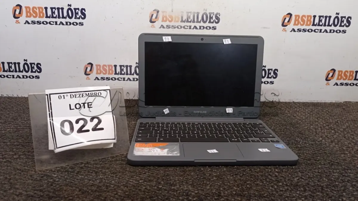 LOTE 022 - 01 NOTEBOOK 16GB TELA 11.6’’. (NO ESTADO) ATENÇÃO! FAZER A VISITAÇÃO ANTES DE ARREMATAR, NÃO SABEMOS SE FUNCIONA, LEILÃO NÃO TEM GARANTIA E NEM DEVOLUÇÃO, SUJEITO A POSSÍVEIS AVARIAS VISÍVEIS/OCULTAS E/OU AUSÊNCIA DE COMPONENTES.