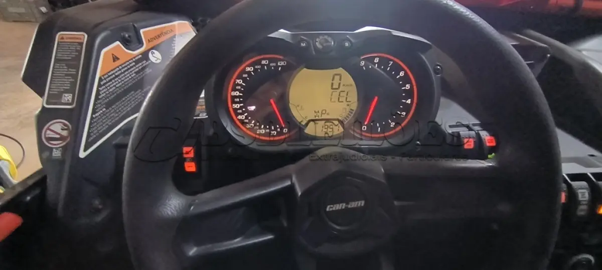 LOTE 138 - 01 VEÍCULO CAN-AM MAVERICK X3 XRS; ANO 2018. (NO ESTADO) ATENÇÃO! FAZER A VISITAÇÃO ANTES DE ARREMATAR, NÃO SABEMOS SE FUNCIONA, LEILÃO NÃO TEM GARANTIA E NEM DEVOLUÇÃO, SUJEITO A POSSÍVEIS AVARIAS VISÍVEIS/OCULTAS E/OU AUSÊNCIA DE COMPONENTES.