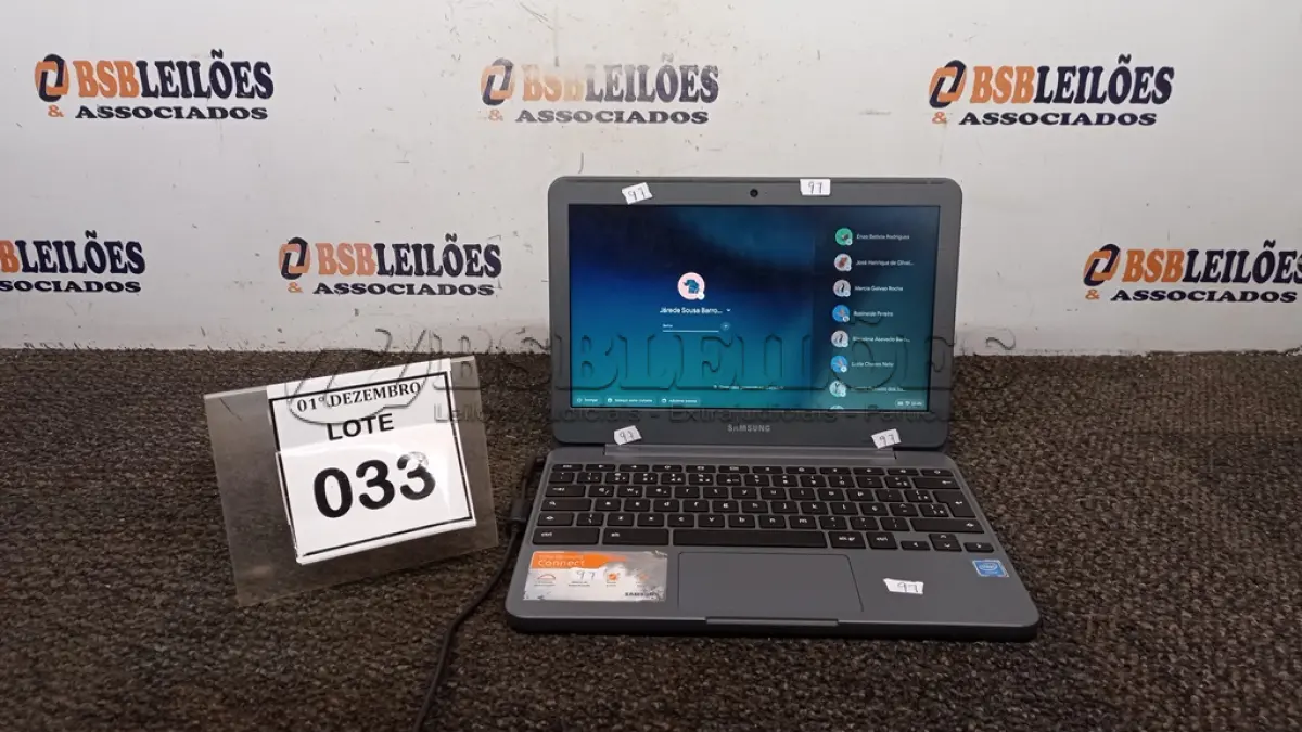 LOTE 033 - 01 NOTEBOOK 16GB TELA 11.6’’. (NO ESTADO) ATENÇÃO! FAZER A VISITAÇÃO ANTES DE ARREMATAR, NÃO SABEMOS SE FUNCIONA, LEILÃO NÃO TEM GARANTIA E NEM DEVOLUÇÃO, SUJEITO A POSSÍVEIS AVARIAS VISÍVEIS/OCULTAS E/OU AUSÊNCIA DE COMPONENTES.