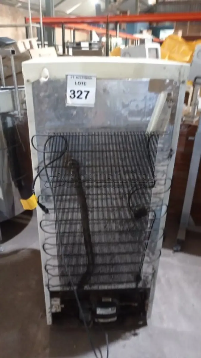 LOTE 327 - 01 FREEZER VERTICAL MARCA ELECTROLUX. (NO ESTADO) ATENÇÃO! FAZER A VISITAÇÃO ANTES DE ARREMATAR, NÃO SABEMOS SE FUNCIONA, LEILÃO NÃO TEM GARANTIA E NEM DEVOLUÇÃO, SUJEITO A POSSÍVEIS AVARIAS VISÍVEIS/OCULTAS E/OU AUSÊNCIA DE COMPONENTES.