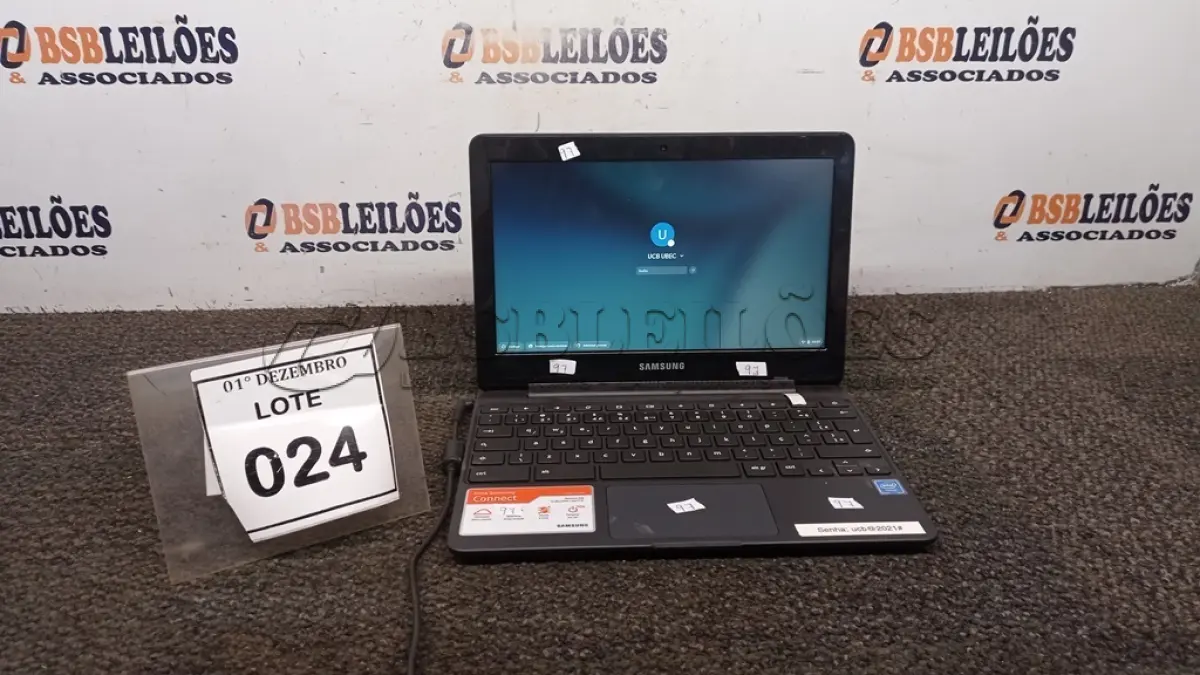 LOTE 024 - 01 NOTEBOOK 16GB TELA 11.6’’ COM FONTE. (NO ESTADO) ATENÇÃO! FAZER A VISITAÇÃO ANTES DE ARREMATAR, NÃO SABEMOS SE FUNCIONA, LEILÃO NÃO TEM GARANTIA E NEM DEVOLUÇÃO, SUJEITO A POSSÍVEIS AVARIAS VISÍVEIS/OCULTAS E/OU AUSÊNCIA DE COMPONENTES.