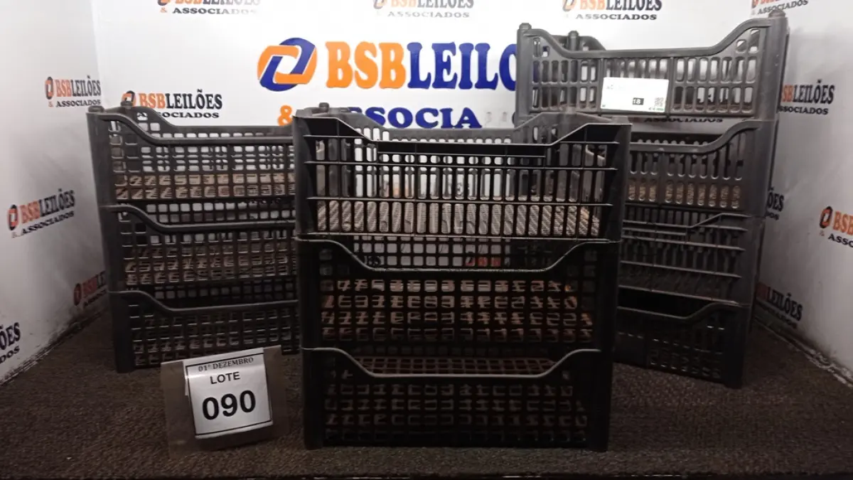LOTE 090 - 10 CESTAS ORGANIZADORAS. (NO ESTADO) ATENÇÃO! FAZER A VISITAÇÃO ANTES DE ARREMATAR, NÃO SABEMOS SE FUNCIONA, LEILÃO NÃO TEM GARANTIA E NEM DEVOLUÇÃO, SUJEITO A POSSÍVEIS AVARIAS VISÍVEIS/OCULTAS E/OU AUSÊNCIA DE COMPONENTES.