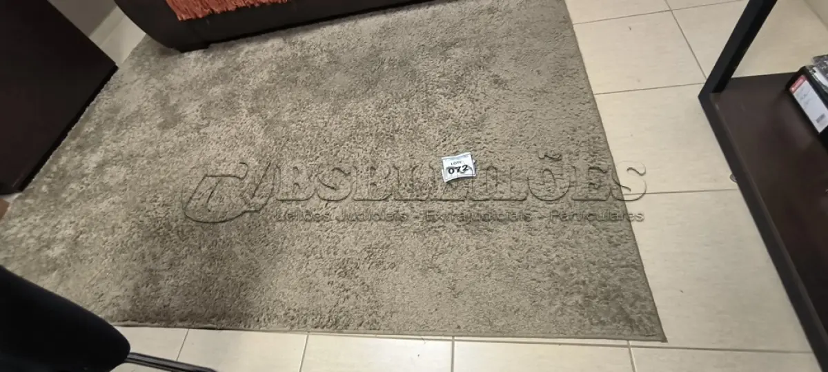 LOTE 072 - 01 TAPETE 2 METROS X 2,50CM NA COR BEGE. (NO ESTADO) ATENÇÃO! FAZER A VISITAÇÃO ANTES DE ARREMATAR, NÃO SABEMOS SE FUNCIONA, LEILÃO NÃO TEM GARANTIA E NEM DEVOLUÇÃO, SUJEITO A POSSÍVEIS AVARIAS VISÍVEIS/OCULTAS E/OU AUSÊNCIA DE COMPONENTES.