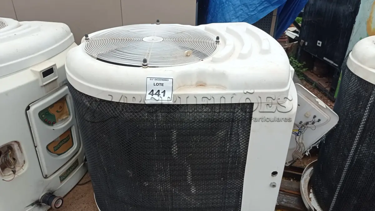 LOTE 441 - 01 AQUECEDOR DE PISCINA MARCA SODRAMAR. (NO ESTADO) ATENÇÃO! FAZER A VISITAÇÃO ANTES DE ARREMATAR, NÃO SABEMOS SE FUNCIONA, LEILÃO NÃO TEM GARANTIA E NEM DEVOLUÇÃO, SUJEITO A POSSÍVEIS AVARIAS VISÍVEIS/OCULTAS E/OU AUSÊNCIA DE COMPONENTES.
