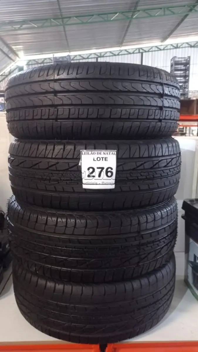 LOTE 276 - 01 PNEU REMOLD MEDIDA 195/55 R16 E 03 PNEUS REMOLD 205/55 R16. (NO ESTADO) ATENÇÃO! FAZER A VISITAÇÃO ANTES DE ARREMATAR, NÃO SABEMOS SE FUNCIONA, LEILÃO NÃO TEM GARANTIA E NEM DEVOLUÇÃO, SUJEITO A POSSÍVEIS AVARIAS VISÍVEIS/OCULTAS E/OU AUSÊNCIA DE COMPONENTES.