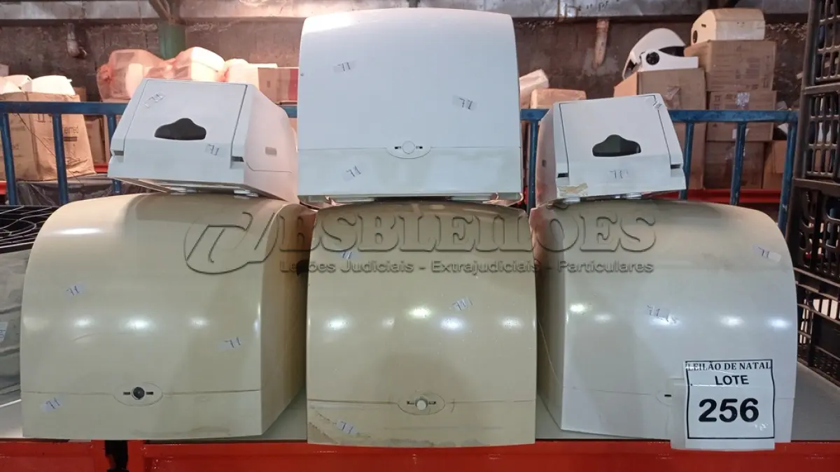 LOTE 256 - 01 LOTE COM VÁRIOS DISPENSES. (NO ESTADO) ATENÇÃO! FAZER A VISITAÇÃO ANTES DE ARREMATAR, NÃO SABEMOS SE FUNCIONA, LEILÃO NÃO TEM GARANTIA E NEM DEVOLUÇÃO, SUJEITO A POSSÍVEIS AVARIAS VISÍVEIS/OCULTAS E/OU AUSÊNCIA DE COMPONENTES.