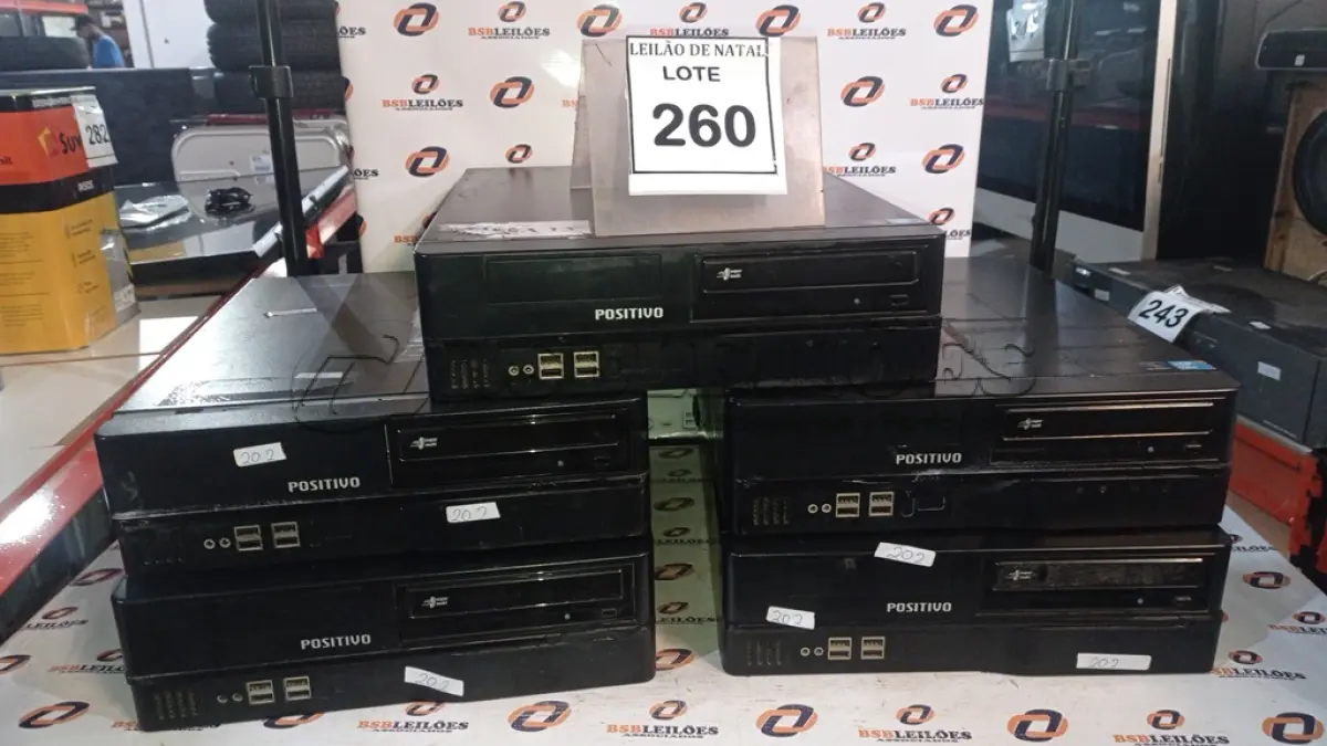 LOTE 260 - 04 CPUS I3 MARCA POSITIVO. (NO ESTADO) ATENÇÃO! FAZER A VISITAÇÃO ANTES DE ARREMATAR, NÃO SABEMOS SE FUNCIONA, LEILÃO NÃO TEM GARANTIA E NEM DEVOLUÇÃO, SUJEITO A POSSÍVEIS AVARIAS VISÍVEIS/OCULTAS E/OU AUSÊNCIA DE COMPONENTES.