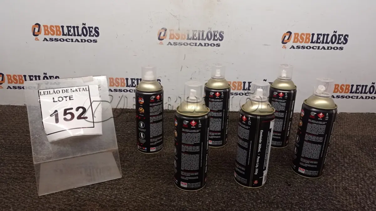 LOTE 152 - 06 TINTAS SPRAY PARA USO ARTÍSTICO MARCA RADEX CORES DIVERSAS. (NO ESTADO) ATENÇÃO! FAZER A VISITAÇÃO ANTES DE ARREMATAR, NÃO SABEMOS SE FUNCIONA, LEILÃO NÃO TEM GARANTIA E NEM DEVOLUÇÃO, SUJEITO A POSSÍVEIS AVARIAS VISÍVEIS/OCULTAS E/OU AUSÊNCIA DE COMPONENTES.