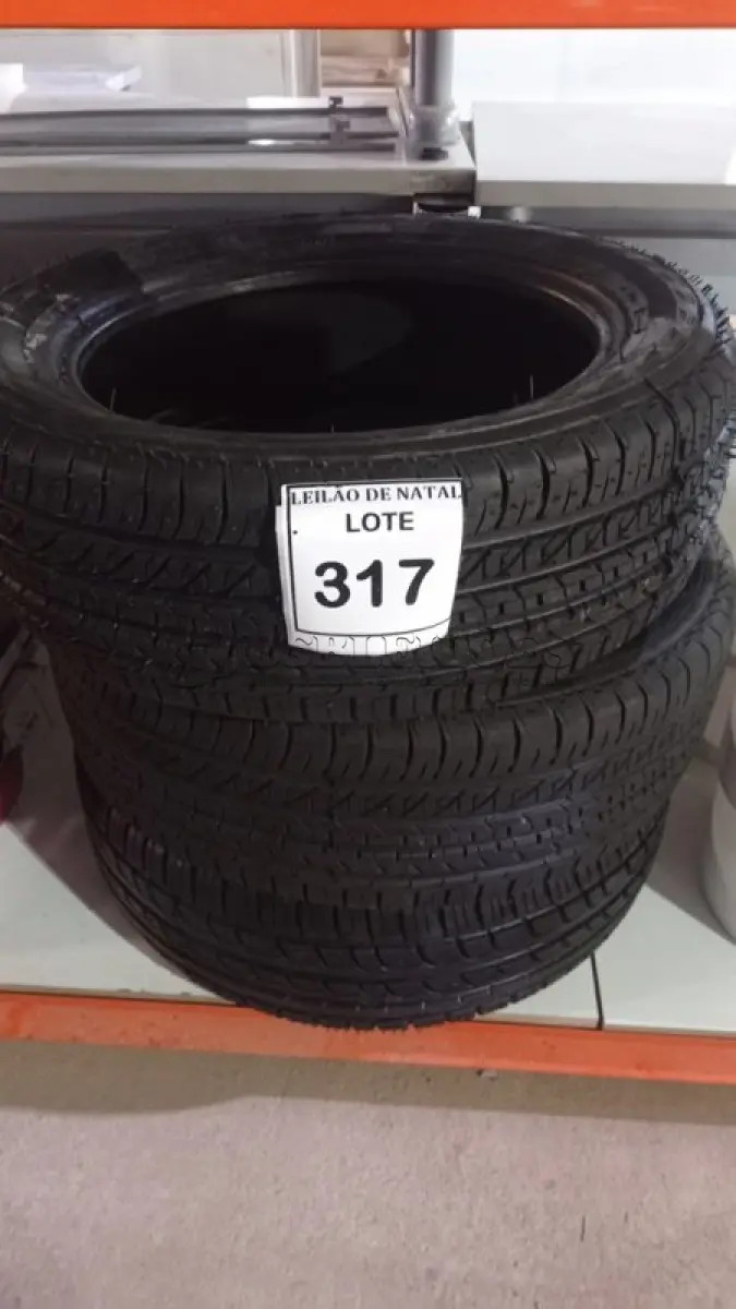 LOTE 317 - 03 PNEUS REMOLD 195/55 R16. (NO ESTADO) ATENÇÃO! FAZER A VISITAÇÃO ANTES DE ARREMATAR, NÃO SABEMOS SE FUNCIONA, LEILÃO NÃO TEM GARANTIA E NEM DEVOLUÇÃO, SUJEITO A POSSÍVEIS AVARIAS VISÍVEIS/OCULTAS E/OU AUSÊNCIA DE COMPONENTES.