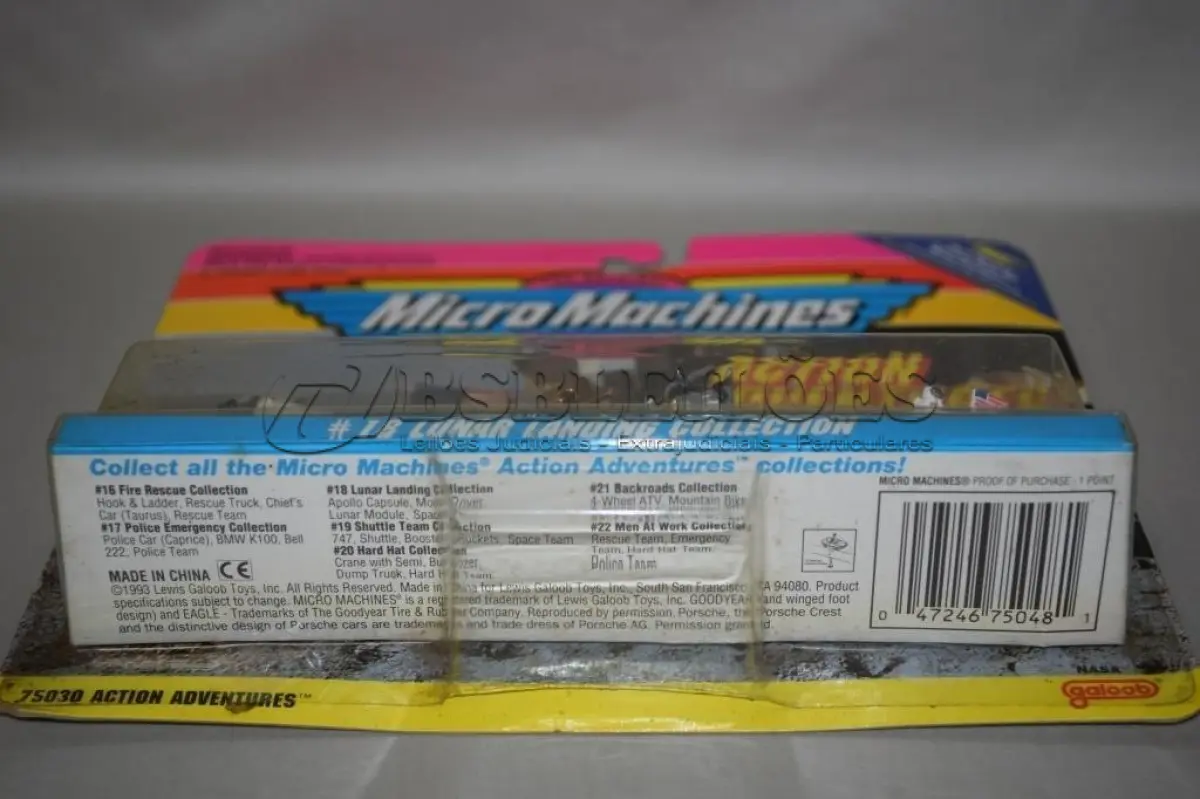 LOTE 059 - 01 RARO MICRO MACHINES ACTIONS ADVENTURES NOVO LACRADO. (NO ESTADO) ATENÇÃO! FAZER A VISITAÇÃO ANTES DE ARREMATAR, NÃO SABEMOS SE FUNCIONA, LEILÃO NÃO TEM GARANTIA E NEM DEVOLUÇÃO, SUJEITO A POSSÍVEIS AVARIAS VISÍVEIS/OCULTAS E/OU AUSÊNCIA DE COMPONENTES.