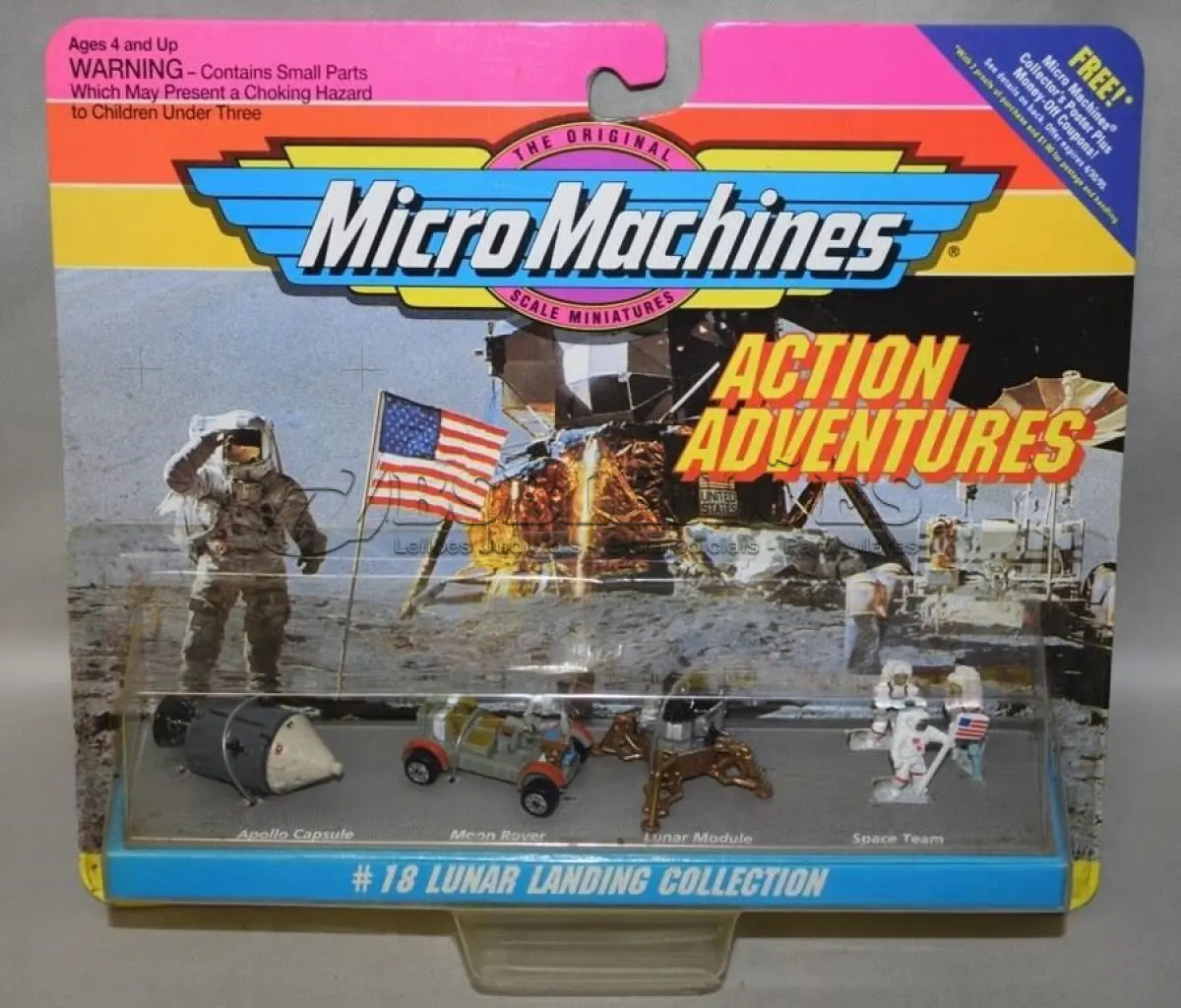 LOTE 059 - 01 RARO MICRO MACHINES ACTIONS ADVENTURES NOVO LACRADO. (NO ESTADO) ATENÇÃO! FAZER A VISITAÇÃO ANTES DE ARREMATAR, NÃO SABEMOS SE FUNCIONA, LEILÃO NÃO TEM GARANTIA E NEM DEVOLUÇÃO, SUJEITO A POSSÍVEIS AVARIAS VISÍVEIS/OCULTAS E/OU AUSÊNCIA DE COMPONENTES.