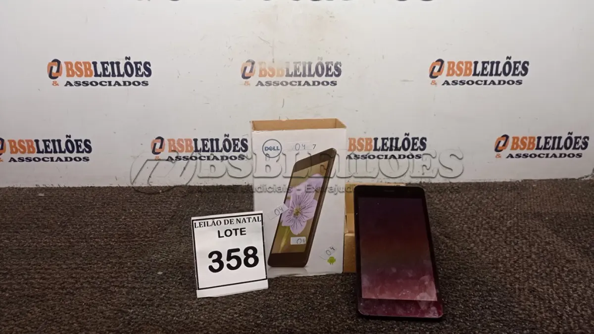LOTE 358 - 01 TABLET MARCA DELL. (NO ESTADO) ATENÇÃO! FAZER A VISITAÇÃO ANTES DE ARREMATAR, NÃO SABEMOS SE FUNCIONA, LEILÃO NÃO TEM GARANTIA E NEM DEVOLUÇÃO, SUJEITO A POSSÍVEIS AVARIAS VISÍVEIS/OCULTAS E/OU AUSÊNCIA DE COMPONENTES.