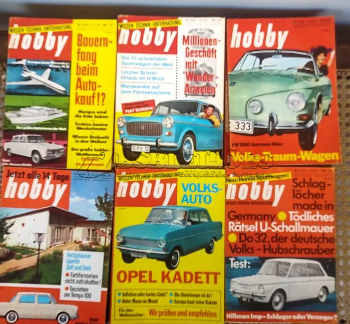 LOTE 211 - 01 RARA COLEÇÃO DE REVISTA HOBBY ANOS 60 SÃO 74 REVISTAS , EM EXCELENTE ESTADO,SEM RASURAS.