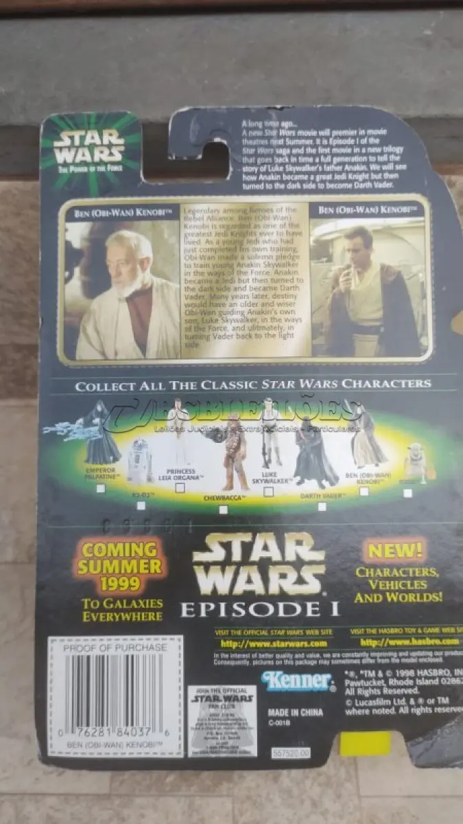 LOTE 121 - 01 STAR WARS OBI-WAN KENOBI FIGURINE NOVA LRACADARA NA CAIXA COMPRADO EM GARAGEM DE ANTIGUIDADES NOS EUA. (NO ESTADO) ATENÇÃO! FAZER A VISITAÇÃO ANTES DE ARREMATAR, NÃO SABEMOS SE FUNCIONA, LEILÃO NÃO TEM GARANTIA E NEM DEVOLUÇÃO, SUJEITO A POSSÍVEIS AVARIAS VISÍVEIS/OCULTAS E/OU AUSÊNCIA DE COMPONENTES.