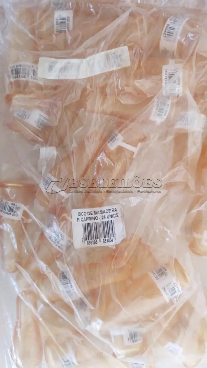 LOTE 416 - 01 LOTE COM 200 BICOS PARA MAMADEIRA CAPRINO OVINO. (NO ESTADO) ATENÇÃO! FAZER A VISITAÇÃO ANTES DE ARREMATAR, NÃO SABEMOS SE FUNCIONA, LEILÃO NÃO TEM GARANTIA E NEM DEVOLUÇÃO, SUJEITO A POSSÍVEIS AVARIAS VISÍVEIS/OCULTAS E/OU AUSÊNCIA DE COMPONENTES.