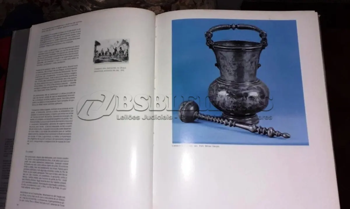 LOTE 356 - 01 LIVRO RARO A ARTE DA PRATA NO BRASIL. (NO ESTADO) ATENÇÃO! FAZER A VISITAÇÃO ANTES DE ARREMATAR, NÃO SABEMOS SE FUNCIONA, LEILÃO NÃO TEM GARANTIA E NEM DEVOLUÇÃO, SUJEITO A POSSÍVEIS AVARIAS VISÍVEIS/OCULTAS E/OU AUSÊNCIA DE COMPONENTES.