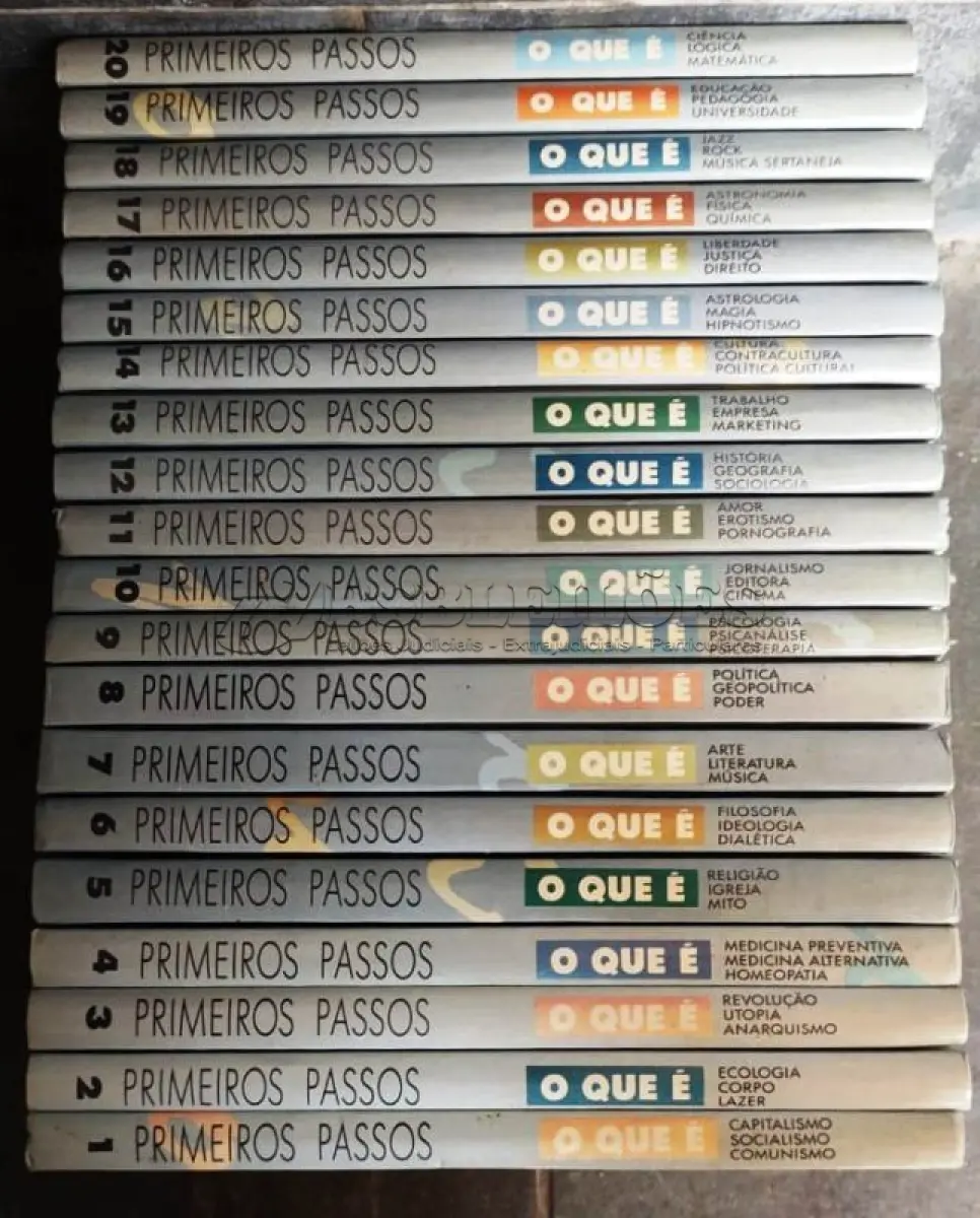 LOTE 480 - 01 COLEÇÃO LIVROS CÍRCULO DO LIVRO PRIMEIROS PASSOS O QUE E, COMPLETA. (NO ESTADO) ATENÇÃO! FAZER A VISITAÇÃO ANTES DE ARREMATAR, NÃO SABEMOS SE FUNCIONA, LEILÃO NÃO TEM GARANTIA E NEM DEVOLUÇÃO, SUJEITO A POSSÍVEIS AVARIAS VISÍVEIS/OCULTAS E/OU AUSÊNCIA DE COMPONENTES.