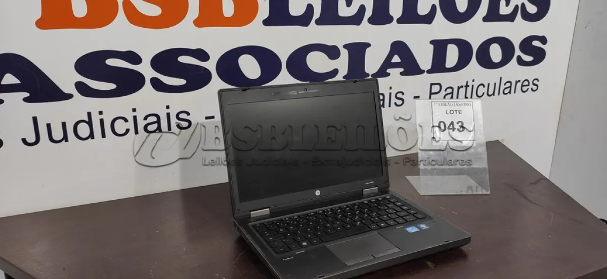 LOTE 043 - 01 NOTEBOOK SEM CARREGADOR MARCA HP.  (NO ESTADO) ATENÇÃO! FAZER A VISITAÇÃO ANTES DE ARREMATAR, NÃO SABEMOS SE FUNCIONA. LEILÃO NÃO TEM GARANTIA E NEM DEVOLUÇÃO, SUJEITO A POSSÍVEIS AVARIAS VISÍVEIS/OCULTAS E/OU AUSÊNCIA DE COMPONENTES.
