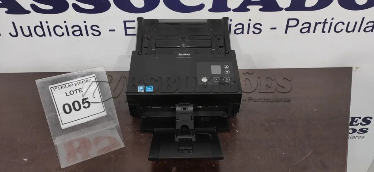 LOTE 005 - 01 SCANNER SEM FONTE MARCA AVISION.  (NO ESTADO) ATENÇÃO! FAZER A VISITAÇÃO ANTES DE ARREMATAR, NÃO SABEMOS SE FUNCIONA. LEILÃO NÃO TEM GARANTIA E NEM DEVOLUÇÃO, SUJEITO A POSSÍVEIS AVARIAS VISÍVEIS/OCULTAS E/OU AUSÊNCIA DE COMPONENTES.