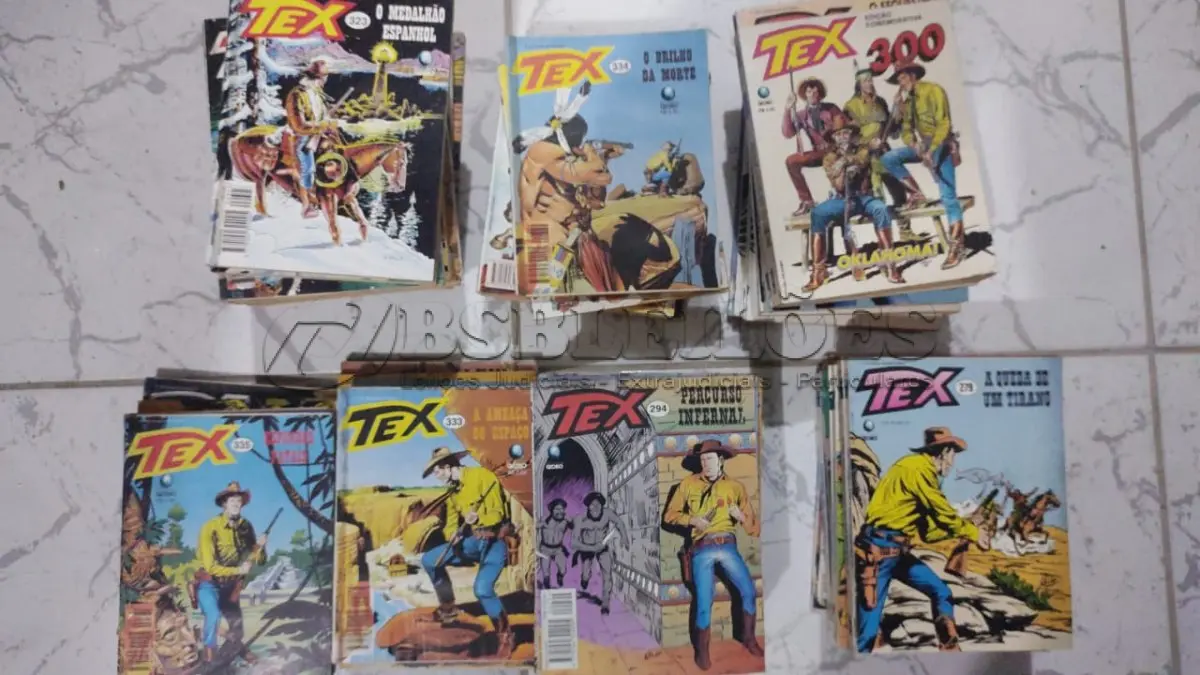 LOTE 467 - 01 LOTE GIBIS ANTIGOS TEX EDITORA GLOBO COM 150 GIBIS. (NO ESTADO) ATENÇÃO! FAZER A VISITAÇÃO ANTES DE ARREMATAR, NÃO SABEMOS SE FUNCIONA, LEILÃO NÃO TEM GARANTIA E NEM DEVOLUÇÃO, SUJEITO A POSSÍVEIS AVARIAS VISÍVEIS/OCULTAS E/OU AUSÊNCIA DE COMPONENTES.