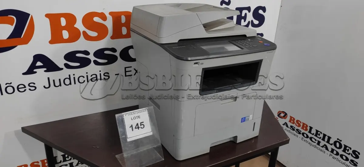 LOTE 145 - 01 IMPRESSORA MULTIFUNCIONAL MODELO SCX-5835NX MARCA SAMSUNG.  (NO ESTADO) ATENÇÃO! FAZER A VISITAÇÃO ANTES DE ARREMATAR, NÃO SABEMOS SE FUNCIONA. LEILÃO NÃO TEM GARANTIA E NEM DEVOLUÇÃO, SUJEITO A POSSÍVEIS AVARIAS VISÍVEIS/OCULTAS E/OU AUSÊNCIA DE COMPONENTES.