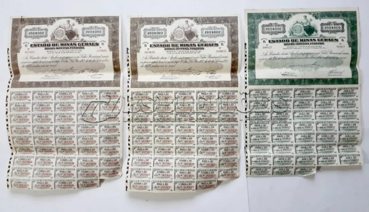 LOTE 477 - 01 LOTE COM 6 APÓLICES DIVERSAS. (NO ESTADO) ATENÇÃO! FAZER A VISITAÇÃO ANTES DE ARREMATAR, NÃO SABEMOS SE FUNCIONA, LEILÃO NÃO TEM GARANTIA E NEM DEVOLUÇÃO, SUJEITO A POSSÍVEIS AVARIAS VISÍVEIS/OCULTAS E/OU AUSÊNCIA DE COMPONENTES.