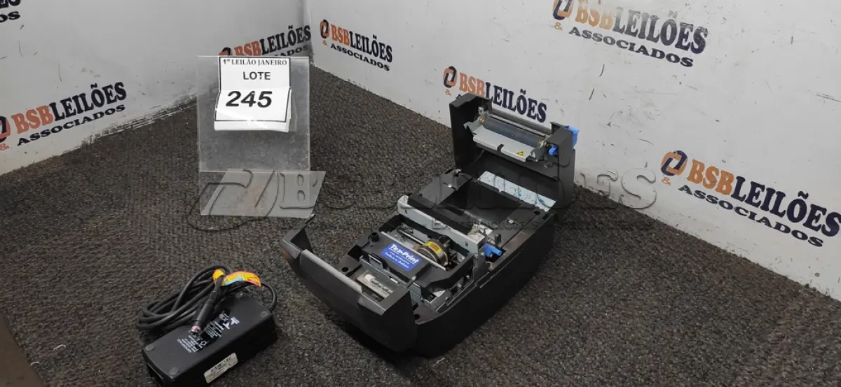 LOTE 245 - 01 IMPRESSORA DE CUPOM COM FONTE MARCA DIEBOLD.  (NO ESTADO) ATENÇÃO! FAZER A VISITAÇÃO ANTES DE ARREMATAR, NÃO SABEMOS SE FUNCIONA. LEILÃO NÃO TEM GARANTIA E NEM DEVOLUÇÃO, SUJEITO A POSSÍVEIS AVARIAS VISÍVEIS/OCULTAS E/OU AUSÊNCIA DE COMPONENTES.