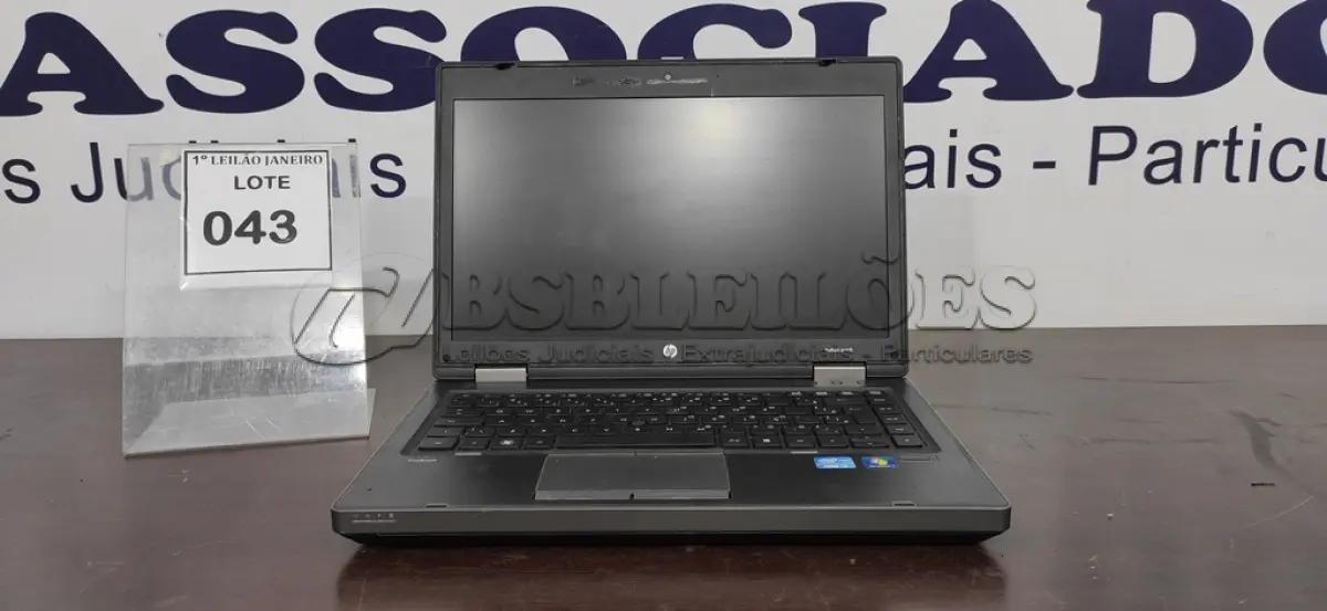 LOTE 043 - 01 NOTEBOOK SEM CARREGADOR MARCA HP.  (NO ESTADO) ATENÇÃO! FAZER A VISITAÇÃO ANTES DE ARREMATAR, NÃO SABEMOS SE FUNCIONA. LEILÃO NÃO TEM GARANTIA E NEM DEVOLUÇÃO, SUJEITO A POSSÍVEIS AVARIAS VISÍVEIS/OCULTAS E/OU AUSÊNCIA DE COMPONENTES.