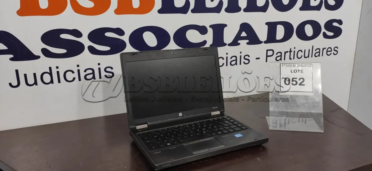 LOTE 052 - 01 NOTEBOOK SEM CARREGADOR MARCA HP.  (NO ESTADO) ATENÇÃO! FAZER A VISITAÇÃO ANTES DE ARREMATAR, NÃO SABEMOS SE FUNCIONA. LEILÃO NÃO TEM GARANTIA E NEM DEVOLUÇÃO, SUJEITO A POSSÍVEIS AVARIAS VISÍVEIS/OCULTAS E/OU AUSÊNCIA DE COMPONENTES.
