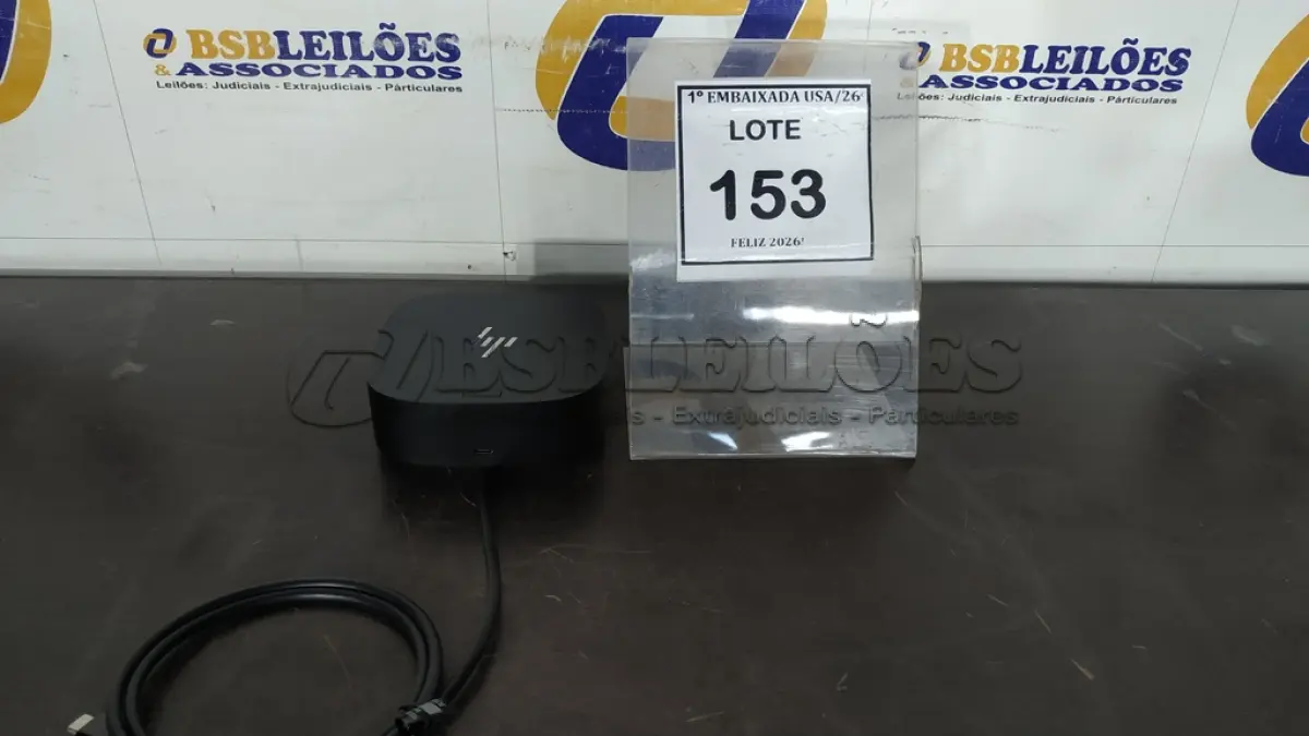 LOTE 153 - 01 DOCKING STATION HP HSN-IX02. (NO ESTADO EM QUE SE ENCONTRA. SUJEITO A AVARIAS OCULTAS/VISÍVEIS.)