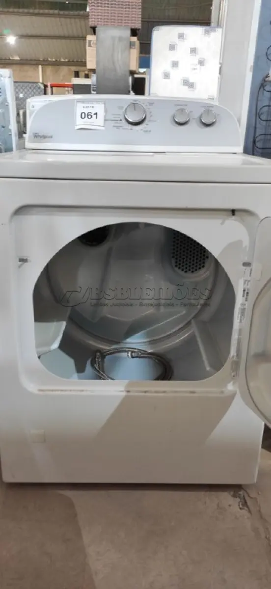 LOTE 061 - 01 SECADORA WHIRLPOOL 110 VOLTS M52629605. (NO ESTADO EM QUE SE ENCONTRA. SUJEITO A AVARIAS OCULTAS/VISÍVEIS.) BF8609X