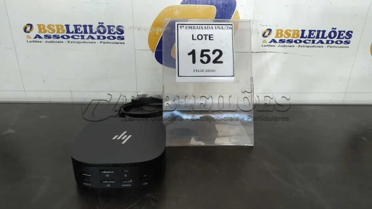 LOTE 152 - 01 DOCKING STATION HP HSN-IX02. (NO ESTADO EM QUE SE ENCONTRA. SUJEITO A AVARIAS OCULTAS/VISÍVEIS.)