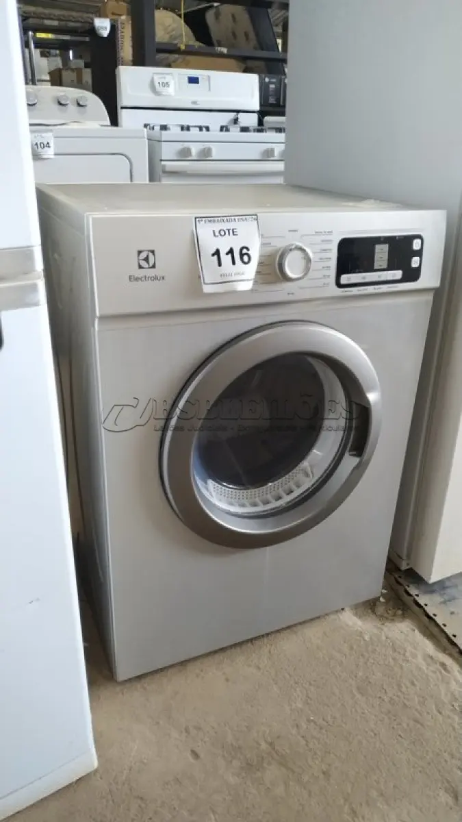 LOTE 116 - 01 SECADORA ELECTROLUX 11KG 220 VOLTS .540H605680132115L006. (NO ESTADO EM QUE SE ENCONTRA. SUJEITO A AVARIAS OCULTAS/VISÍVEIS.) BH1479G