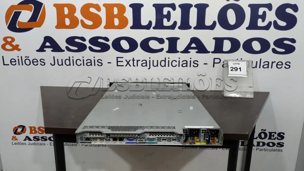 LOTE 291 - 01 SERVIDOR IBM SYSTEM X3550 M3. (NO ESTADO) ATENÇÃO! FAZER A VISITAÇÃO ANTES DE ARREMATAR, NÃO SABEMOS SE FUNCIONA. LEILÃO NÃO TEM GARANTIA E NEM DEVOLUÇÃO, SUJEITO A POSSÍVEIS AVARIAS VISÍVEIS/OCULTAS E/OU AUSÊNCIA DE COMPONENTES.