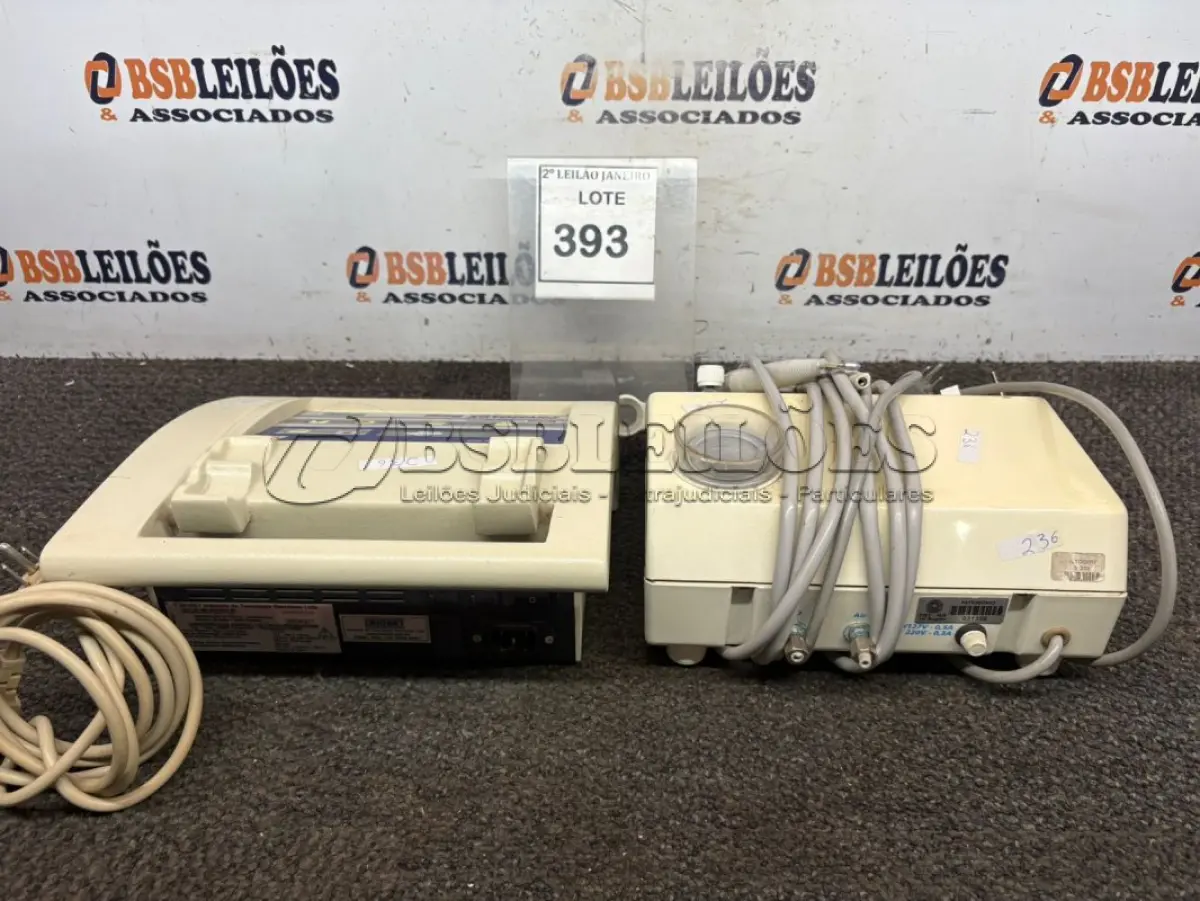 LOTE 393 - 02 APARELHOS DE LASER PARA TRATAMENTOS ESTÉTICOS MODELOS DIVERSOS. (NO ESTADO) ATENÇÃO! FAZER A VISITAÇÃO ANTES DE ARREMATAR, NÃO SABEMOS SE FUNCIONA. LEILÃO NÃO TEM GARANTIA E NEM DEVOLUÇÃO, SUJEITO A POSSÍVEIS AVARIAS VISÍVEIS/OCULTAS E/OU AUSÊNCIA DE COMPONENTES.