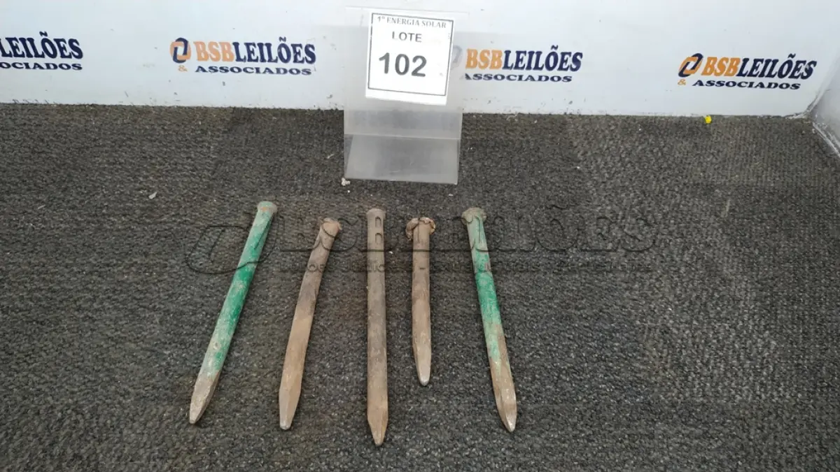 LOTE 102 - 05 PONTEIROS. (NO ESTADO) ATENÇÃO! FAZER A VISITAÇÃO ANTES DE ARREMATAR, NÃO SABEMOS SE FUNCIONA, LEILÃO NÃO TEM GARANTIA E NEM DEVOLUÇÃO, SUJEITO A POSSÍVEIS AVARIAS VISÍVEIS/OCULTAS E/OU AUSÊNCIA DE COMPONENTES.