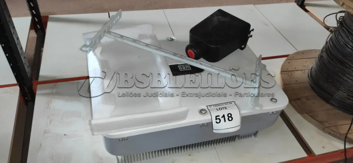 LOTE 518 - 01 INVERSOR DE ENERGIA SOLAR SUN20000-30KTL-M3 WEG. (NO ESTADO) ATENÇÃO! FAZER A VISITAÇÃO ANTES DE ARREMATAR, NÃO SABEMOS SE FUNCIONA, LEILÃO NÃO TEM GARANTIA E NEM DEVOLUÇÃO, SUJEITO A POSSÍVEIS AVARIAS VISÍVEIS/OCULTAS