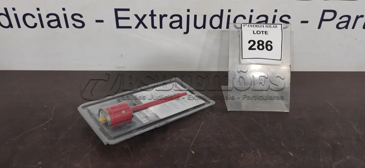 LOTE 286 - 01 SERRA COPO PARA ALVENARIA N*50MM. (NO ESTADO) ATENÇÃO! FAZER A VISITAÇÃO ANTES DE ARREMATAR, NÃO SABEMOS SE FUNCIONA, LEILÃO NÃO TEM GARANTIA E NEM DEVOLUÇÃO, SUJEITO A POSSÍVEIS AVARIAS VISÍVEIS/OCULTAS E/OU AUSÊNCIA DE COMPONENTES.