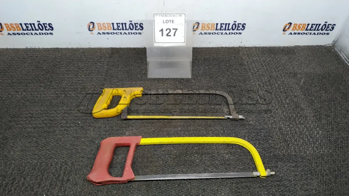 LOTE 127 - 02 ARCOS DE SERRA. (NO ESTADO) ATENÇÃO! FAZER A VISITAÇÃO ANTES DE ARREMATAR, NÃO SABEMOS SE FUNCIONA, LEILÃO NÃO TEM GARANTIA E NEM DEVOLUÇÃO, SUJEITO A POSSÍVEIS AVARIAS VISÍVEIS/OCULTAS E/OU AUSÊNCIA DE COMPONENTES.