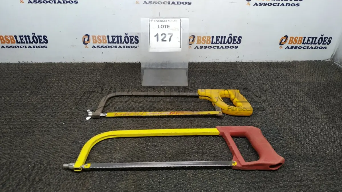 LOTE 127 - 02 ARCOS DE SERRA. (NO ESTADO) ATENÇÃO! FAZER A VISITAÇÃO ANTES DE ARREMATAR, NÃO SABEMOS SE FUNCIONA, LEILÃO NÃO TEM GARANTIA E NEM DEVOLUÇÃO, SUJEITO A POSSÍVEIS AVARIAS VISÍVEIS/OCULTAS E/OU AUSÊNCIA DE COMPONENTES.