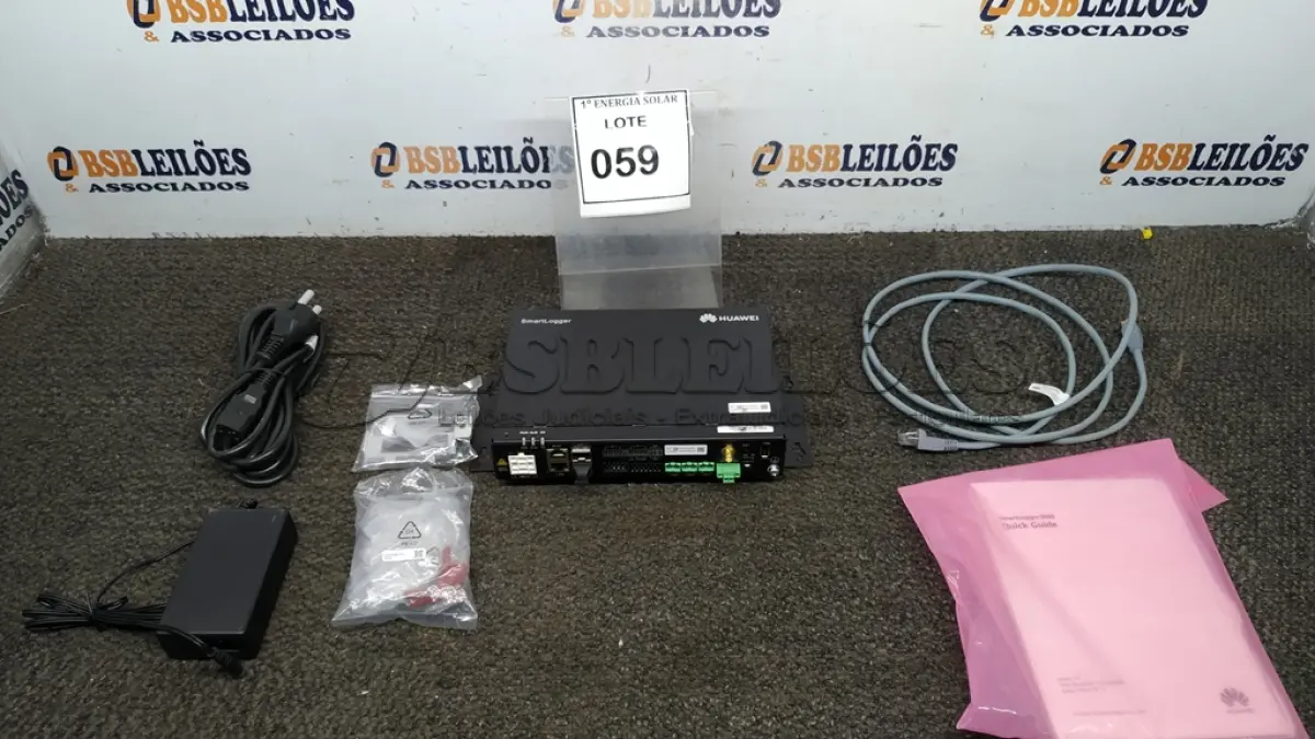 LOTE 059 - 01 SMART LOGGER 3000. (NO ESTADO) ATENÇÃO! FAZER A VISITAÇÃO ANTES DE ARREMATAR, NÃO SABEMOS SE FUNCIONA, LEILÃO NÃO TEM GARANTIA E NEM DEVOLUÇÃO, SUJEITO A POSSÍVEIS AVARIAS VISÍVEIS/OCULTAS E/OU AUSÊNCIA DE COMPONENTES.