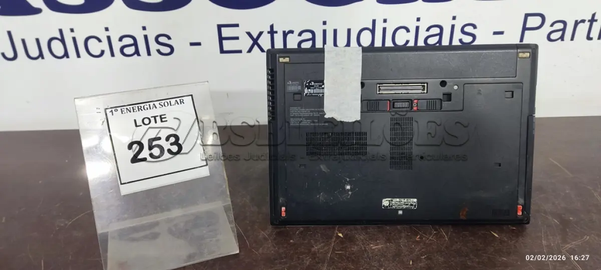 LOTE 253 - 01 NOTEBOOK HP COREI7 SSD 240GB 16GB DE MEMÓRIA SEM FONTE. (NO ESTADO) ATENÇÃO! FAZER A VISITAÇÃO ANTES DE ARREMATAR, NÃO SABEMOS SE FUNCIONA, LEILÃO NÃO TEM GARANTIA E NEM DEVOLUÇÃO, SUJEITO A POSSÍVEIS AVARIAS VISÍVEIS/OCULTAS E/OU AUSÊNCIA DE COMPONENTES.