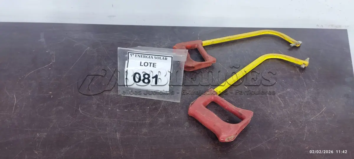 LOTE 081 - 02 ARCOS DE SERRA. (NO ESTADO) ATENÇÃO! FAZER A VISITAÇÃO ANTES DE ARREMATAR, NÃO SABEMOS SE FUNCIONA, LEILÃO NÃO TEM GARANTIA E NEM DEVOLUÇÃO, SUJEITO A POSSÍVEIS AVARIAS VISÍVEIS/OCULTAS E/OU AUSÊNCIA DE COMPONENTES.