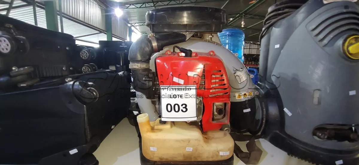 LOTE 003 - 01 SOPRADOR MARCA KAWASHIMA INCOMPLETO. (NO ESTADO) ATENÇÃO! FAZER A VISITAÇÃO ANTES DE ARREMATAR, NÃO SABEMOS SE FUNCIONA, LEILÃO NÃO TEM GARANTIA E NEM DEVOLUÇÃO, SUJEITO A POSSÍVEIS AVARIAS VISÍVEIS/OCULTAS E/OU AUSÊNCIA DE COMPONENTES.