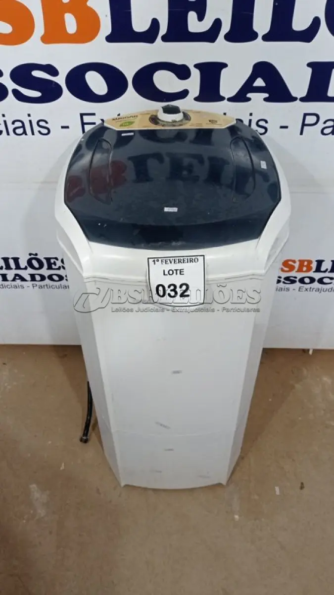 LOTE 032 - 01 TANQUINHO DE LAVAR 10KG 220V MARCA SUGGAR. (NO ESTADO) ATENÇÃO! FAZER A VISITAÇÃO ANTES DE ARREMATAR, NÃO SABEMOS SE FUNCIONA, LEILÃO NÃO TEM GARANTIA E NEM DEVOLUÇÃO, SUJEITO A POSSÍVEIS AVARIAS VISÍVEIS/OCULTAS E/OU AUSÊNCIA DE COMPONENTES.
