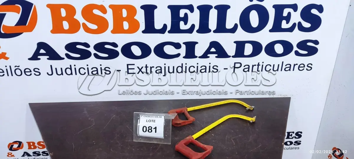 LOTE 081 - 02 ARCOS DE SERRA. (NO ESTADO) ATENÇÃO! FAZER A VISITAÇÃO ANTES DE ARREMATAR, NÃO SABEMOS SE FUNCIONA, LEILÃO NÃO TEM GARANTIA E NEM DEVOLUÇÃO, SUJEITO A POSSÍVEIS AVARIAS VISÍVEIS/OCULTAS E/OU AUSÊNCIA DE COMPONENTES.