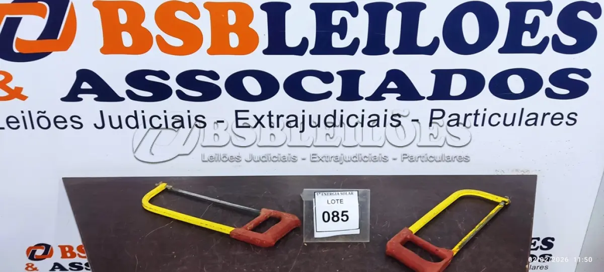 LOTE 085 - 02 ARCOS DE SERRA E 3 PONTEIROS. (NO ESTADO) ATENÇÃO! FAZER A VISITAÇÃO ANTES DE ARREMATAR, NÃO SABEMOS SE FUNCIONA, LEILÃO NÃO TEM GARANTIA E NEM DEVOLUÇÃO, SUJEITO A POSSÍVEIS AVARIAS VISÍVEIS/OCULTAS E/OU AUSÊNCIA DE COMPONENTES.
