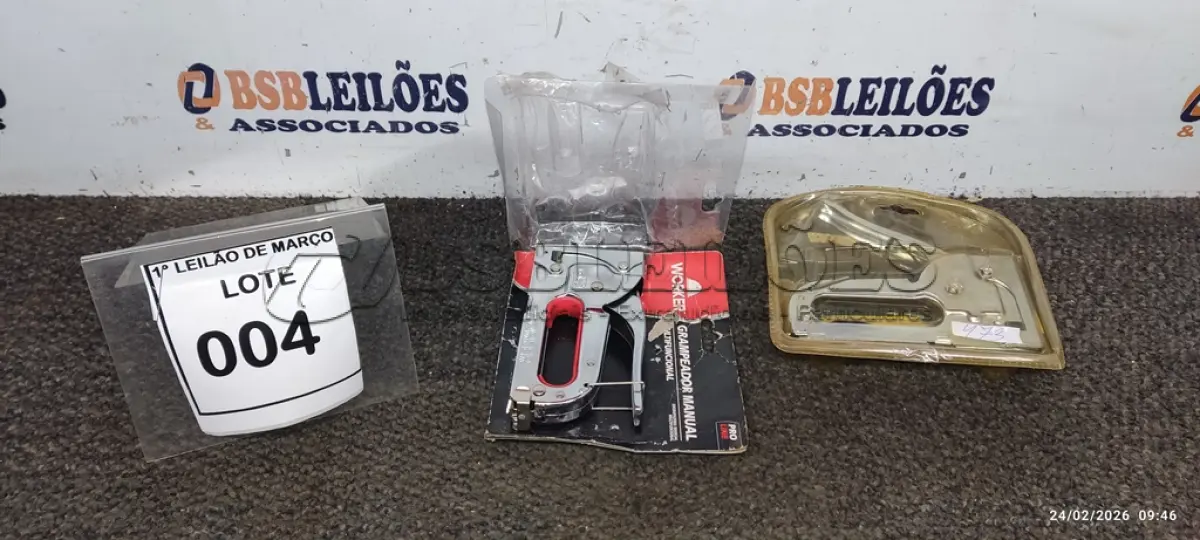 LOTE 004 - 02 GRAMPEADORES WORKER E VONDER. (NO ESTADO) ATENÇÃO! FAZER A VISITAÇÃO ANTES DE ARREMATAR, NÃO SABEMOS SE FUNCIONA, LEILÃO NÃO TEM GARANTIA E NEM DEVOLUÇÃO, SUJEITO A POSSÍVEIS AVARIAS VISÍVEIS/OCULTAS E/OU AUSÊNCIA DE COMPONENTES.
