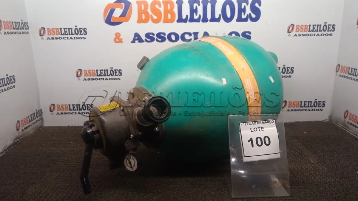 LOTE 100 - 01 FILTRO PARA PISCINA MARCA DANCOR. (NO ESTADO) ATENÇÃO! FAZER A VISITAÇÃO ANTES DE ARREMATAR, NÃO SABEMOS SE FUNCIONA, LEILÃO NÃO TEM GARANTIA E NEM DEVOLUÇÃO, SUJEITO A POSSÍVEIS AVARIAS VISÍVEIS/OCULTAS E/OU AUSÊNCIA DE COMPONENTES.